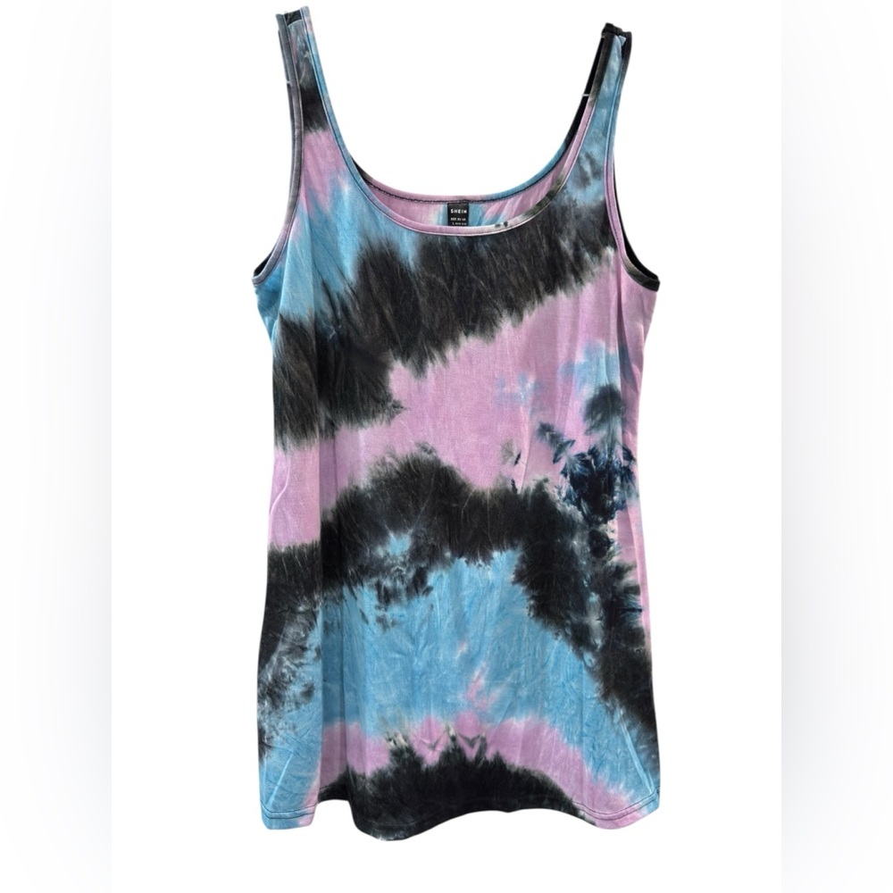 SHEIN Multicolor Tie-Dye Tank Top‎ - Picture 4 of 5